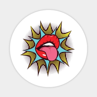 Pop art makeup vintage Magnet